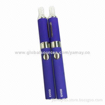 EVOD Electronic Cigarette with Hot Sale, 650/900/1,100mAh Battery, No Leakage